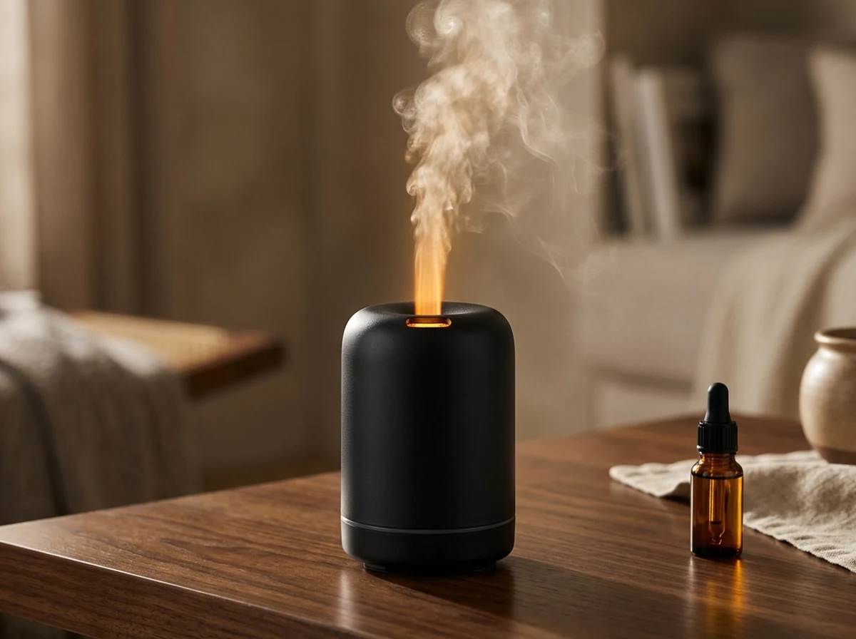 Touch Power Button to Enjoy Mist and Flame